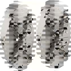 Self-Centering Manual Lathe Chuck: 4-Jaw, 10